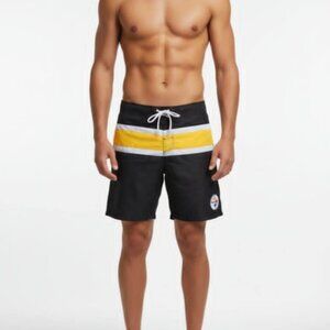ittsburgh Steelers Men's Mens Lined Swim Trunks Size XL NWT Drawstring